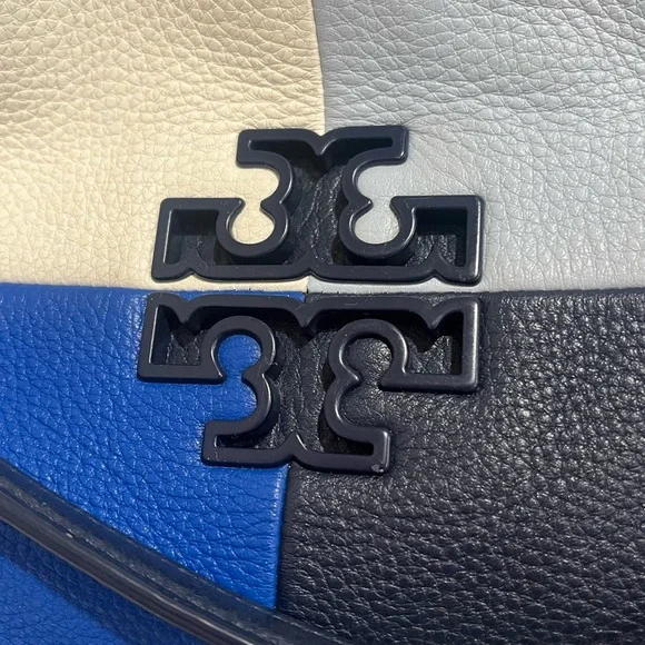 TORY BURCH Britten Patchwork Tote RARE!! 💎💎💎 - Picture 6 of 16